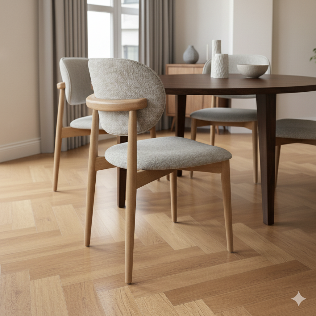 Set of 6 Harmony Wooden Dining Chair
