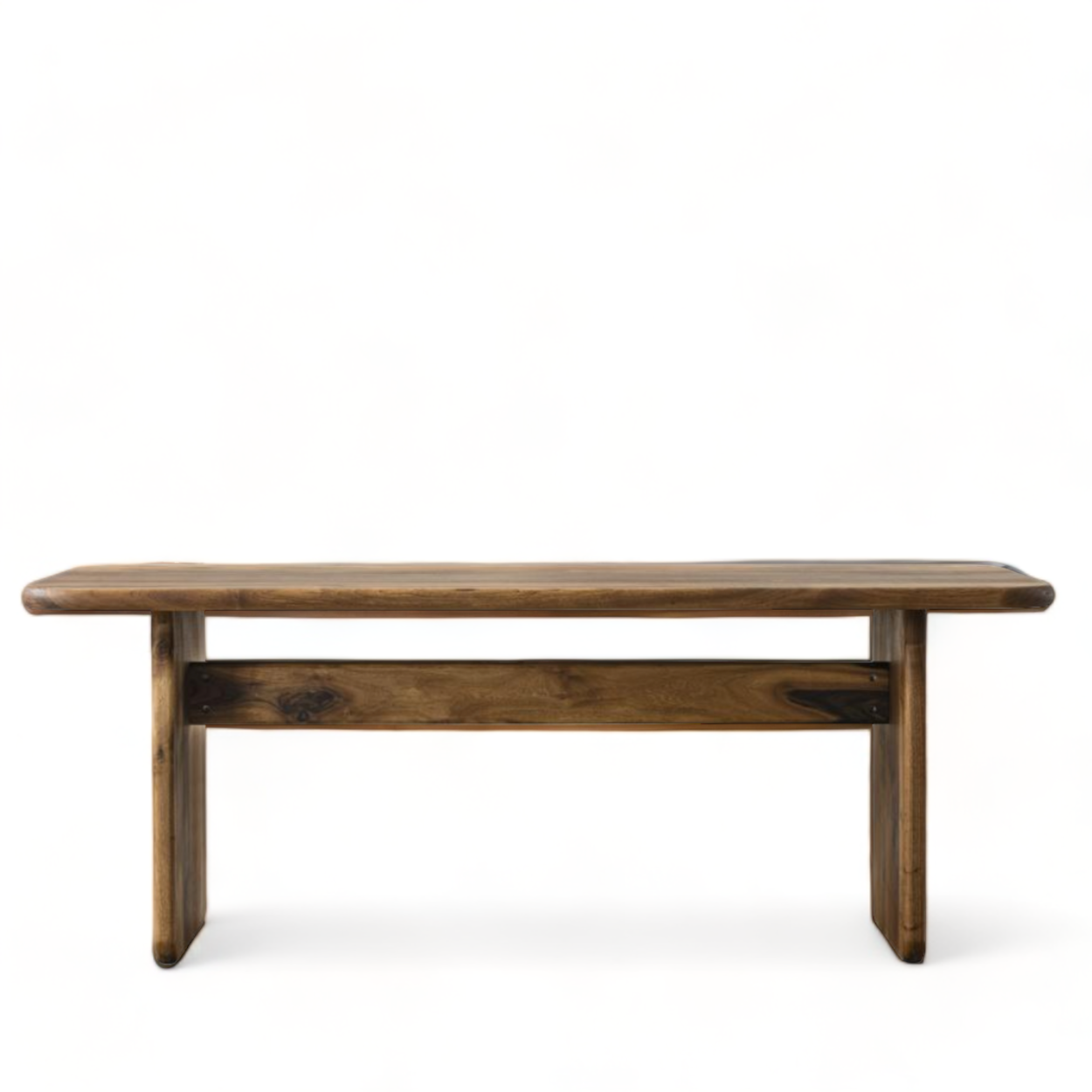 Country Style Walnut Solid Wood Table