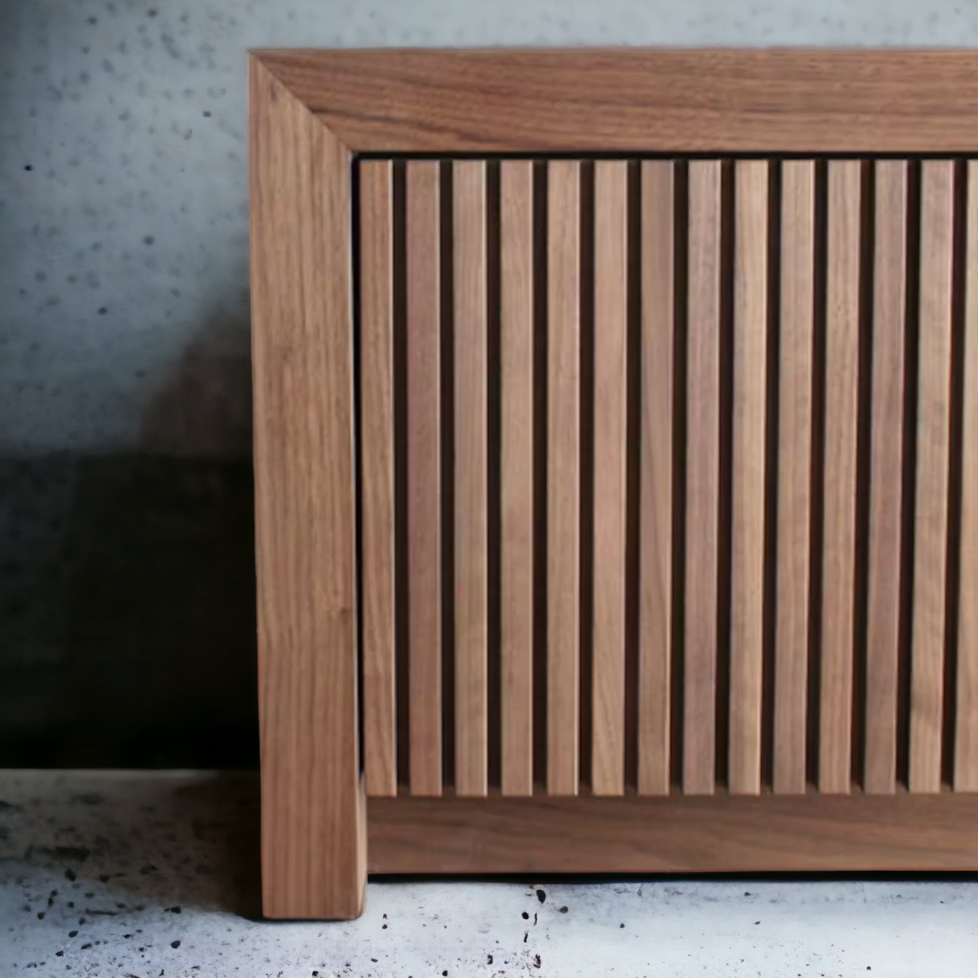 Exquisite Solid Walnut TV Stand for Living Room