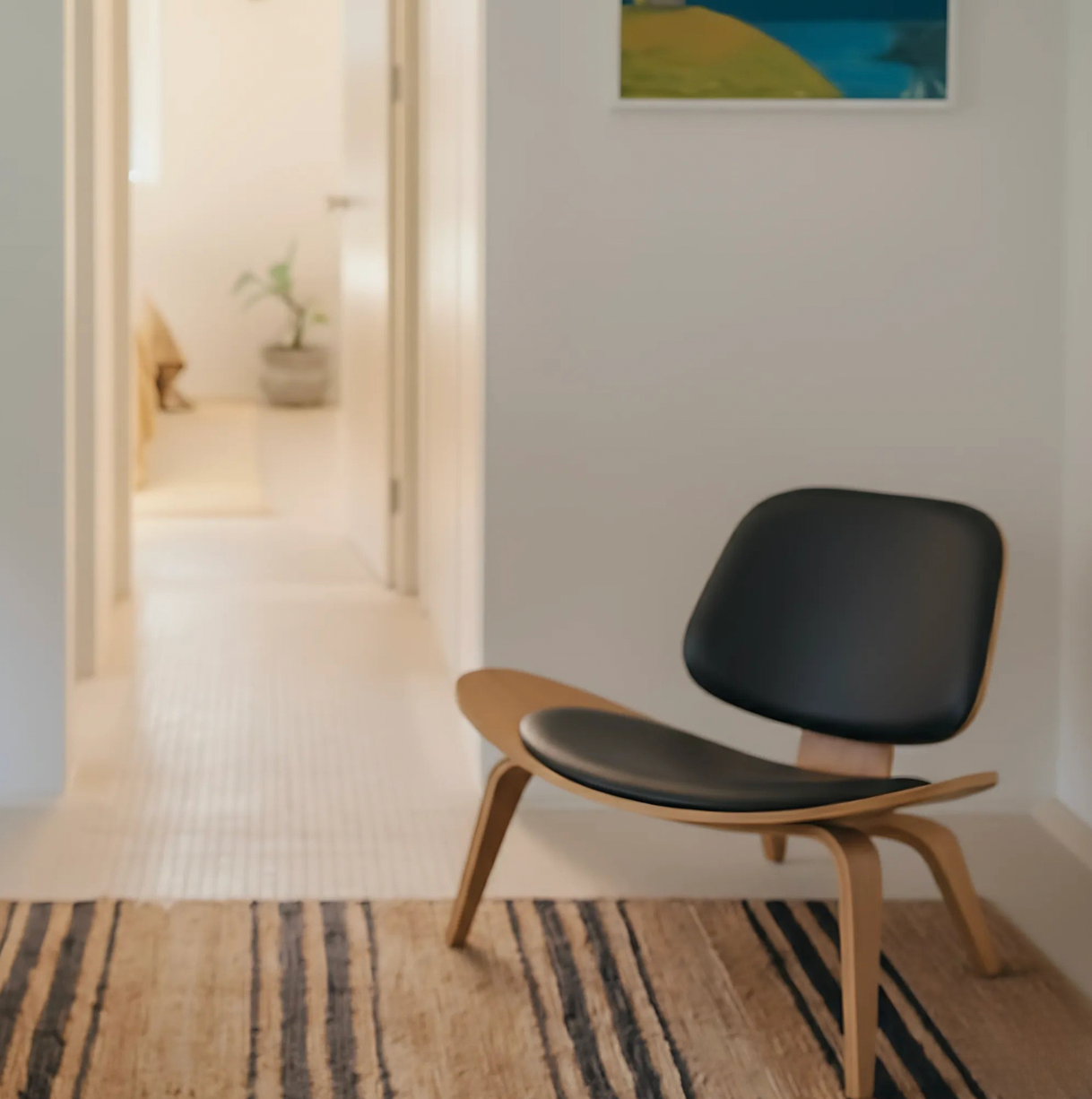 Walnut Shell Chair