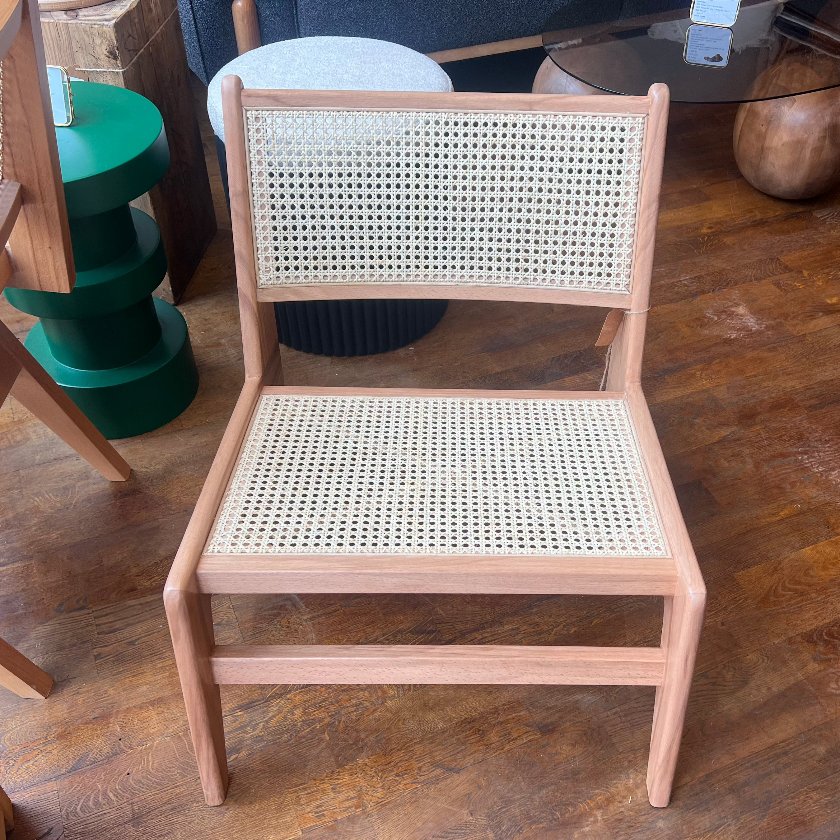 Natural Rattan Cane Pierre Low Chair