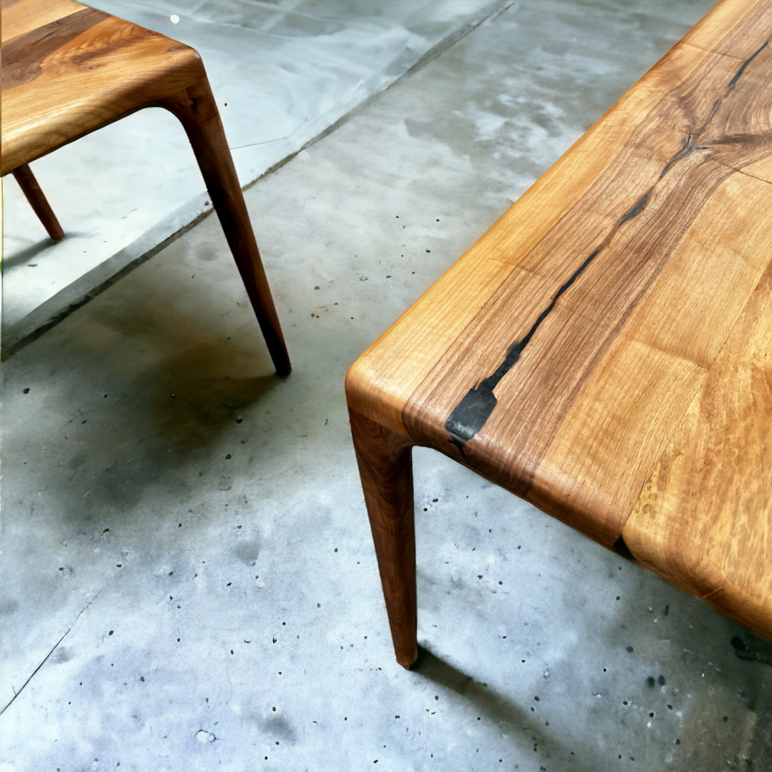 Modern Mid-century Walnut Dining Table