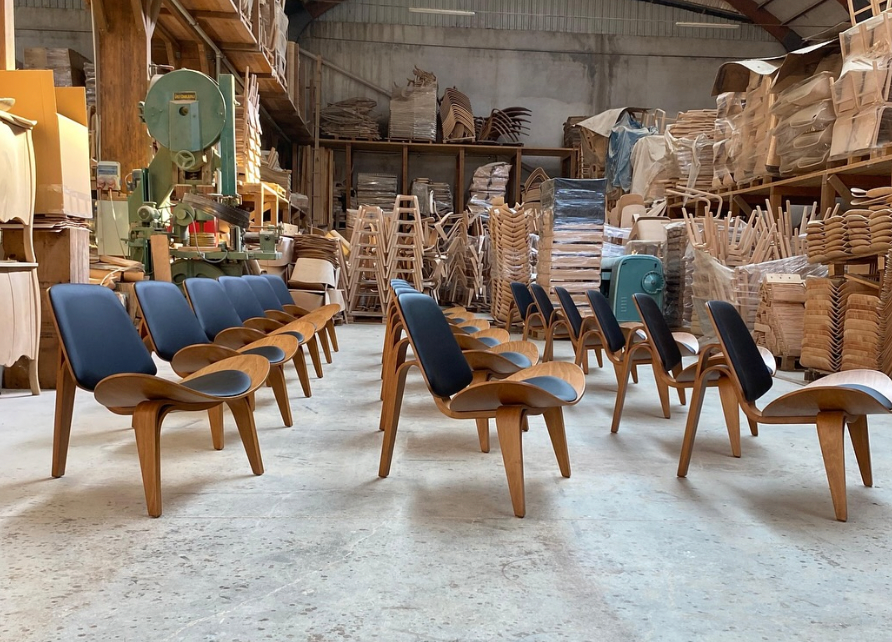 Walnut Shell Chair