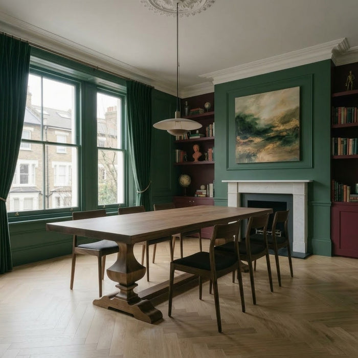 Trestle Solid Walnut Dining Table