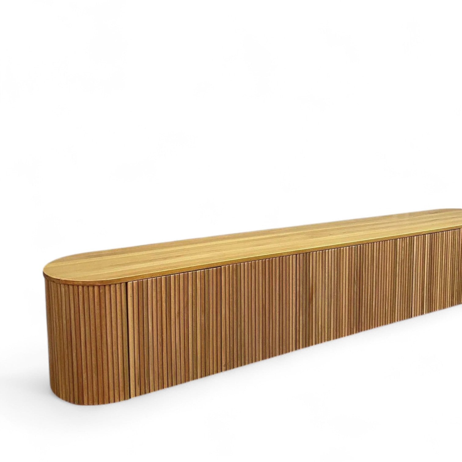 Japandi Wooden TV Stand