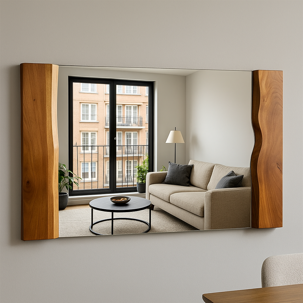 Live Edge Walnut Mirror (110*75 cm)