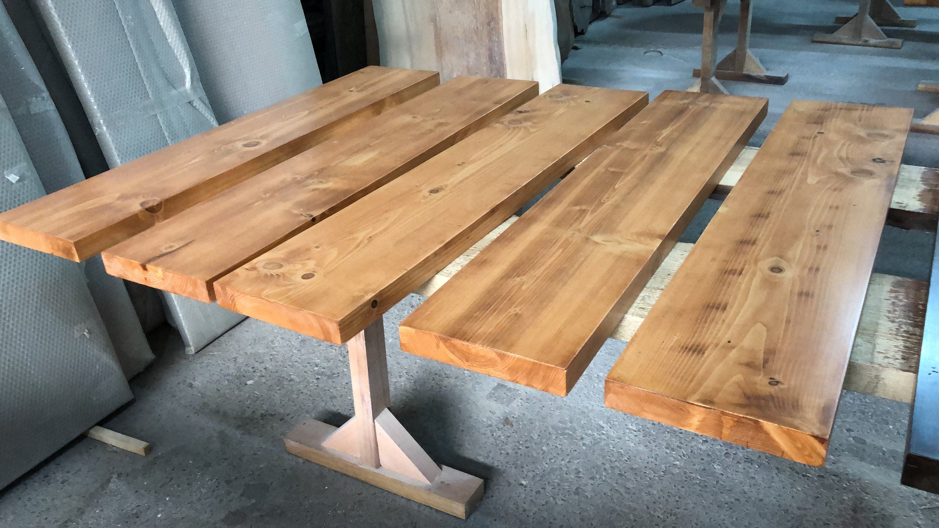 Solid Wood Shelf | Hidden Shelf | Industrial Floating Shelves | Wooden Shelf | Elm Shelf | Wall Shelf | Thick 4 cm, Deep 25 cm | Handcrafted