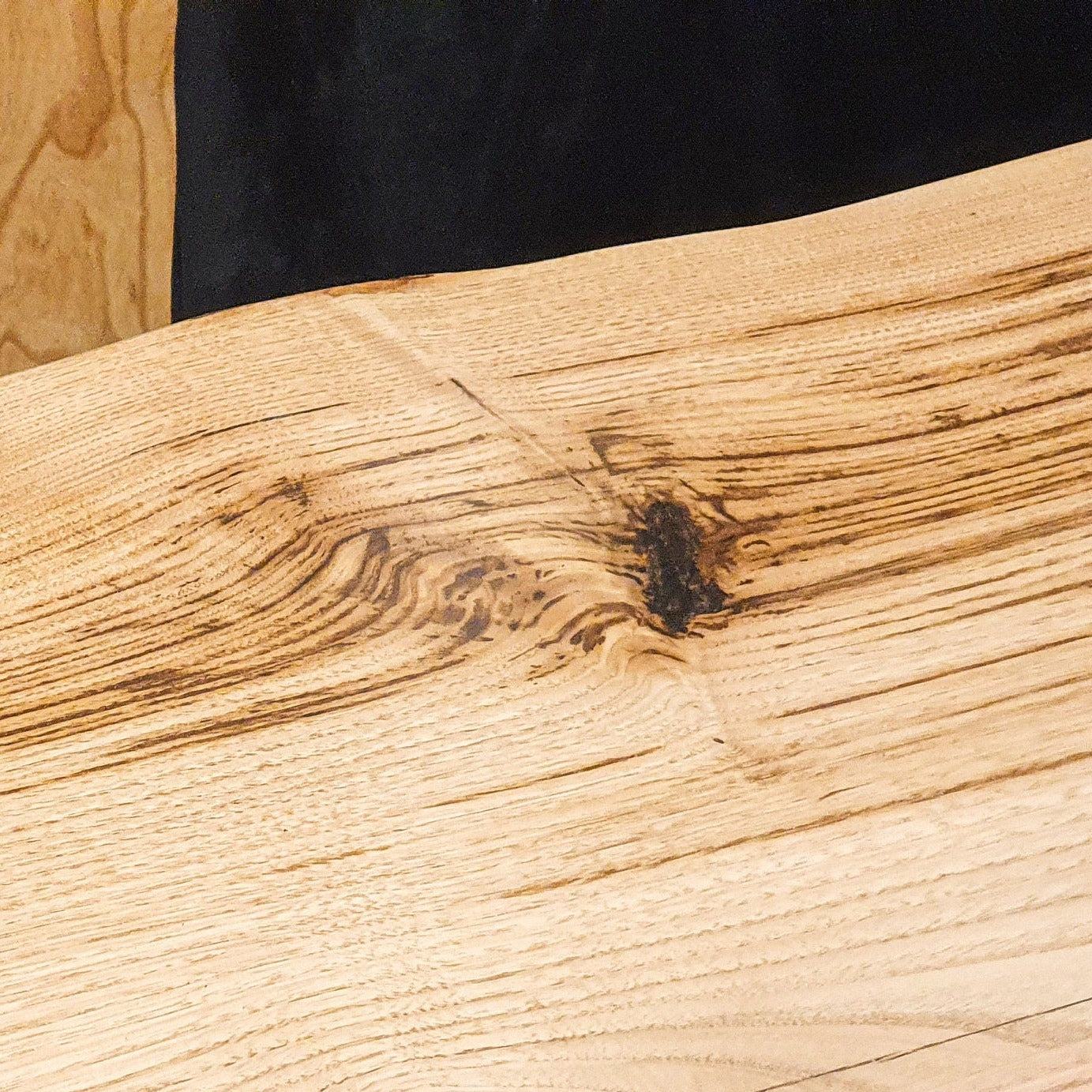 Bespoke Live Edge Natural Solid Wood Dining Table