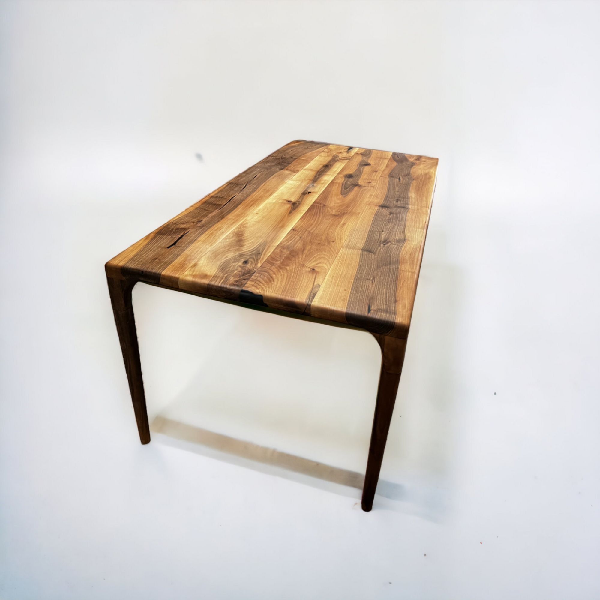 Modern Mid-century Walnut Dining Table