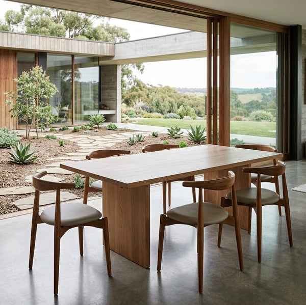 Soren Modern Wooden Walnut Colour Dining Chair