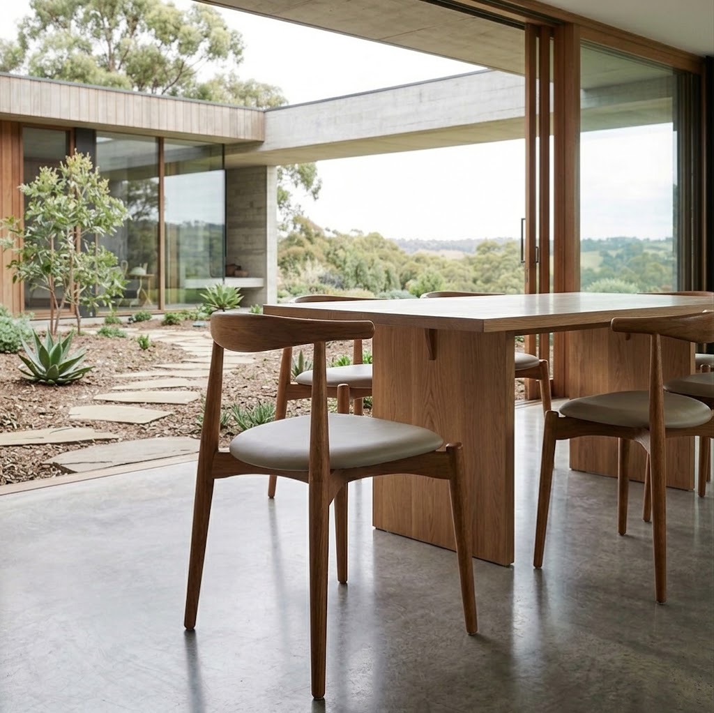 Soren Modern Wooden Walnut Colour Dining Chair