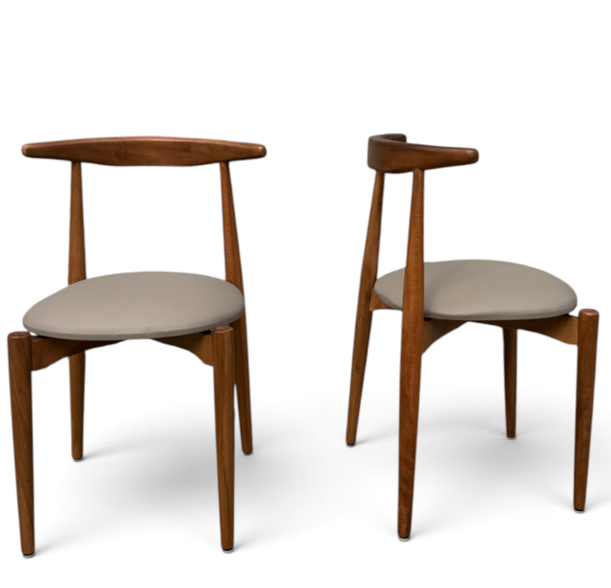 Soren Modern Wooden Walnut Colour Dining Chair