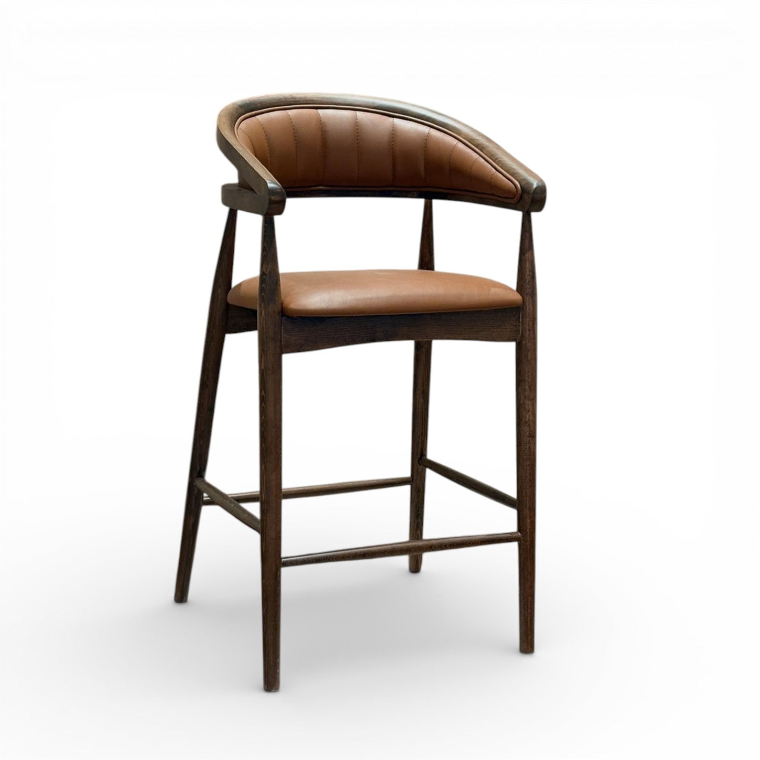 Gazelle Walnut Bar Stool
