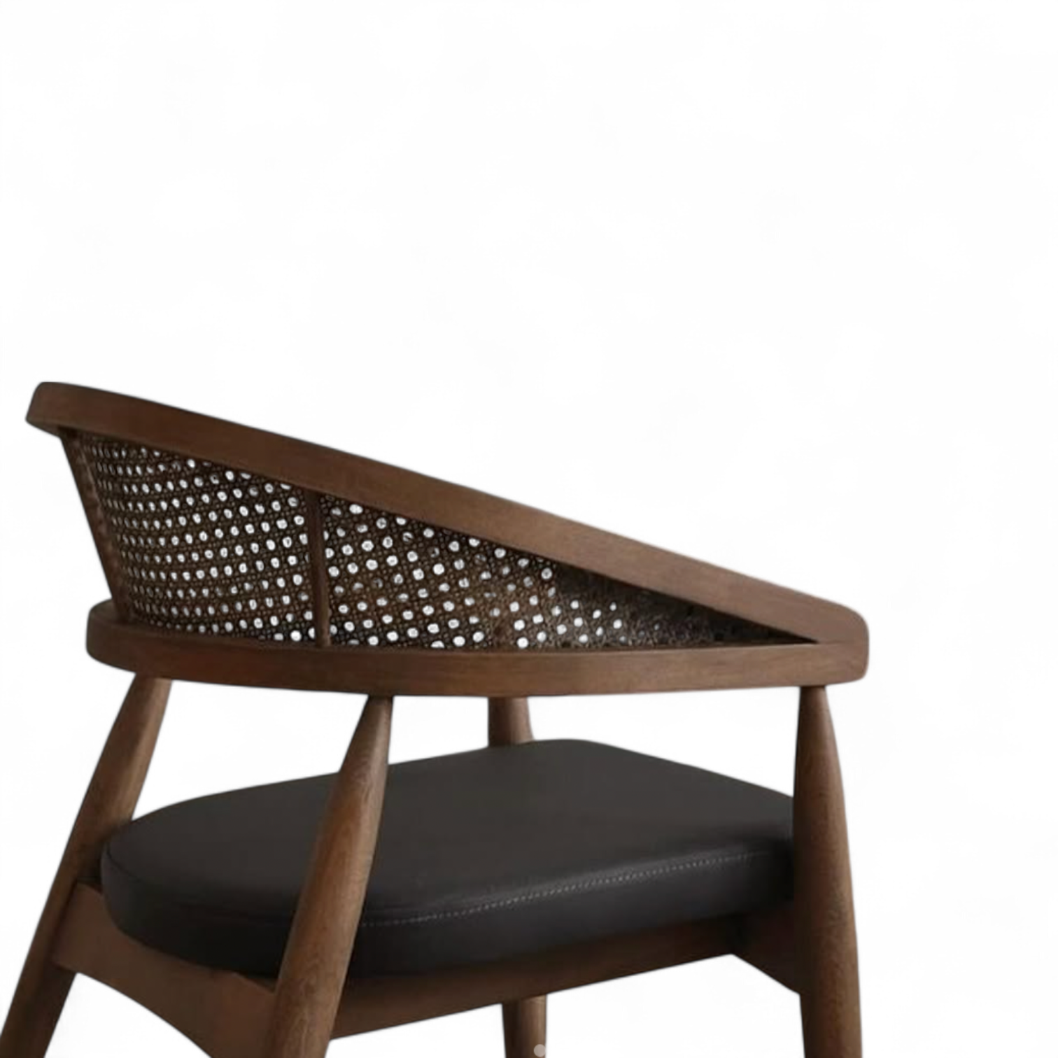 Gazelle Walnut Chair with Armrest