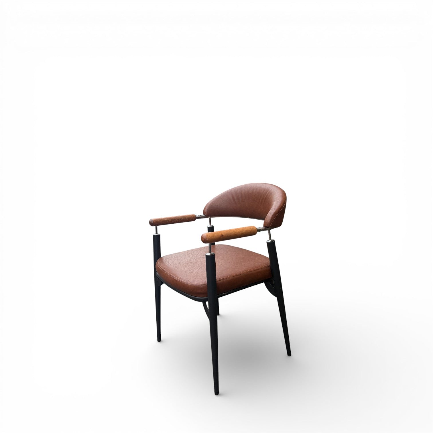 Etta Mid-century Leather Chair