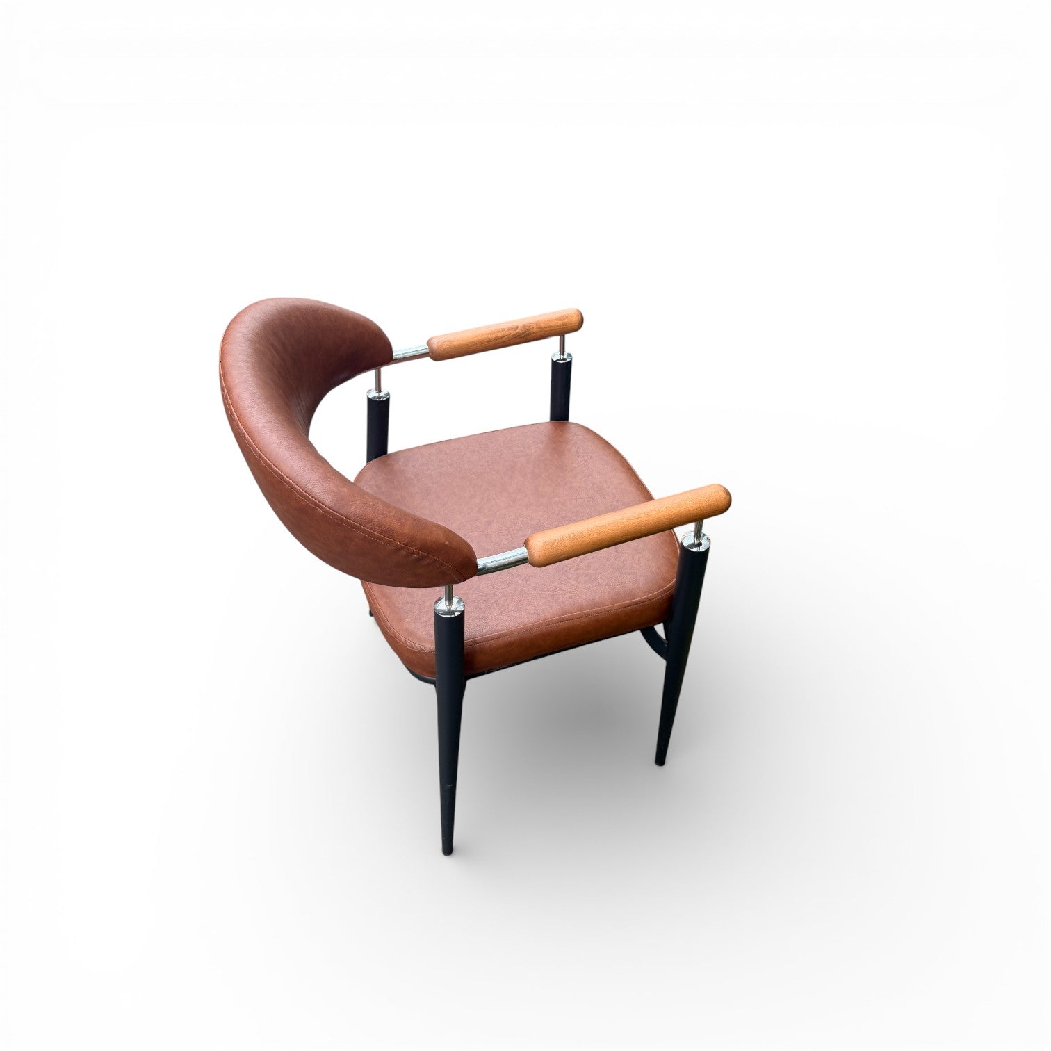 Etta Mid-century Leather Chair