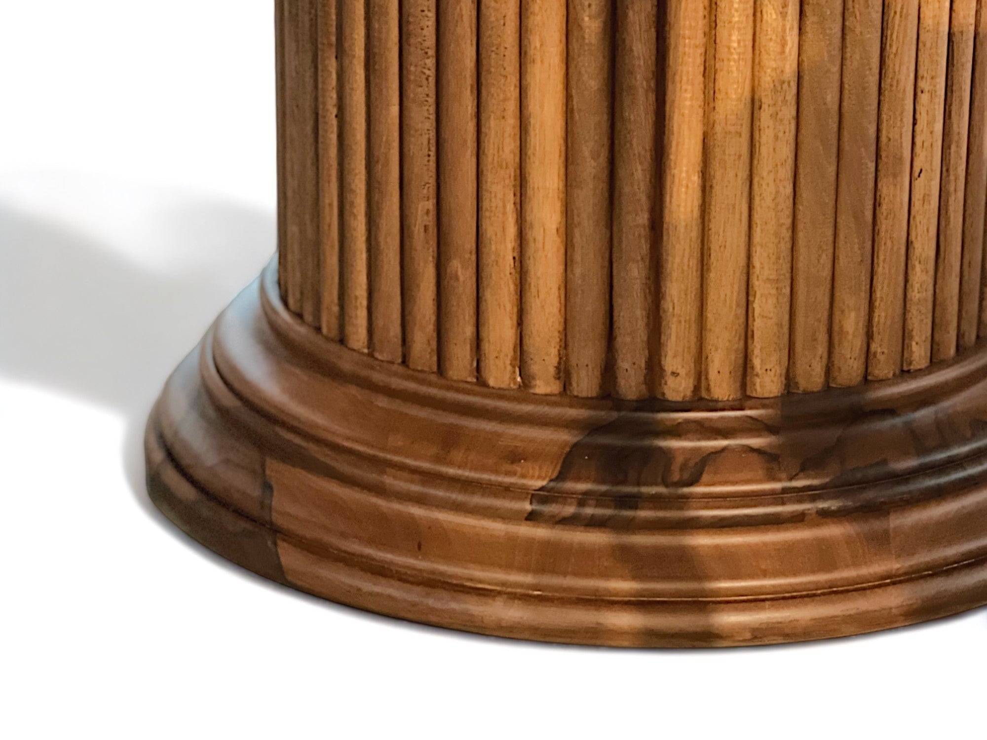 Midcentury Round Walnut Table