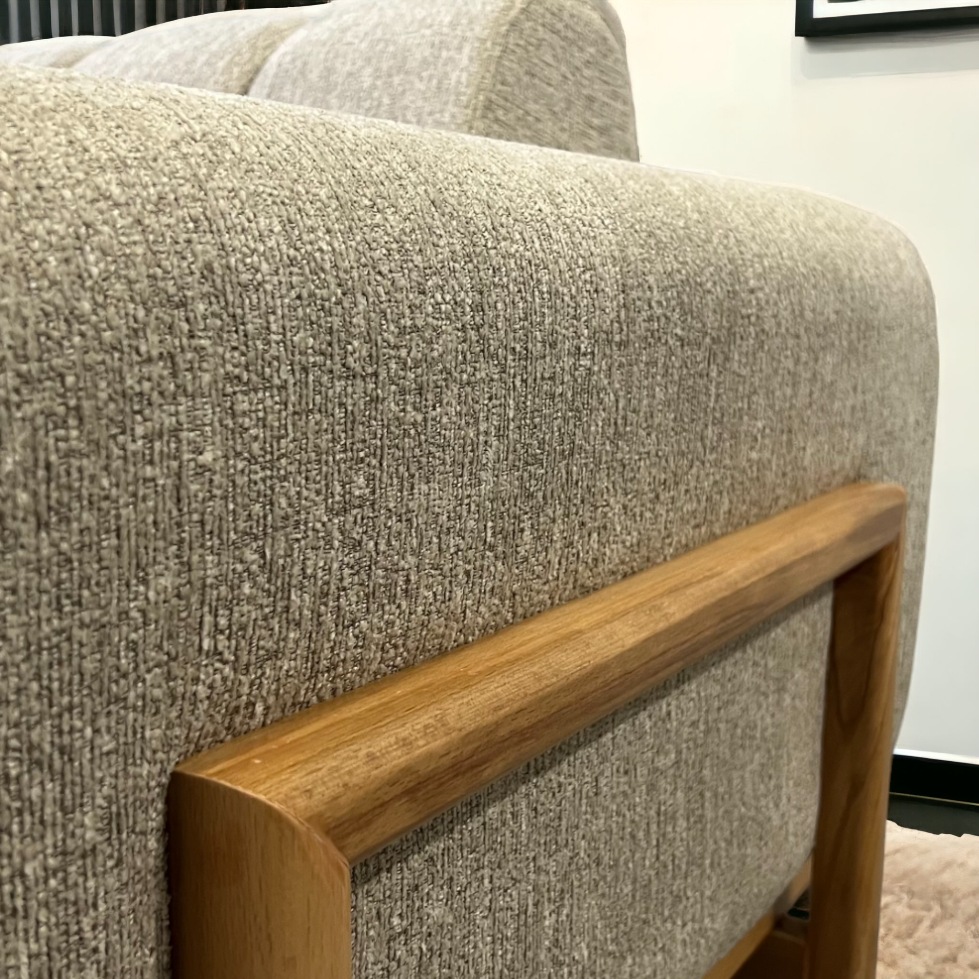 Contemporary L-Shaped Corner Sofa with Easy Flip