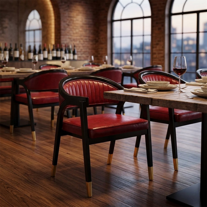 Maison Arc Chair | Luxury Walnut Dining Chair with Arms