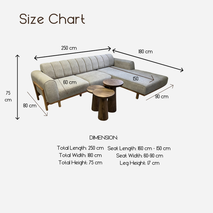 Contemporary L-Shaped Corner Sofa with Easy Flip