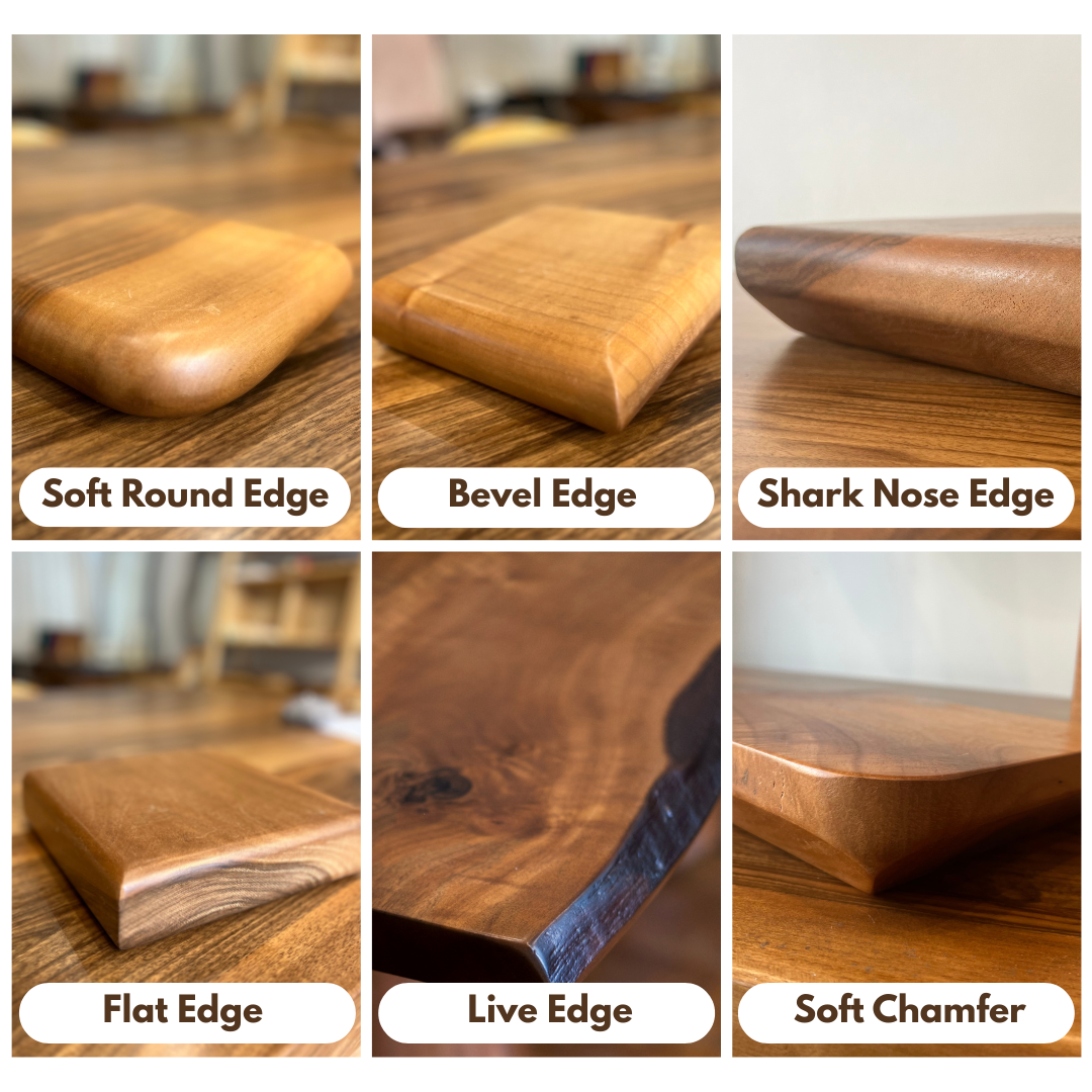 Green Epoxy Resin River Natural Walnut Live Edge Table