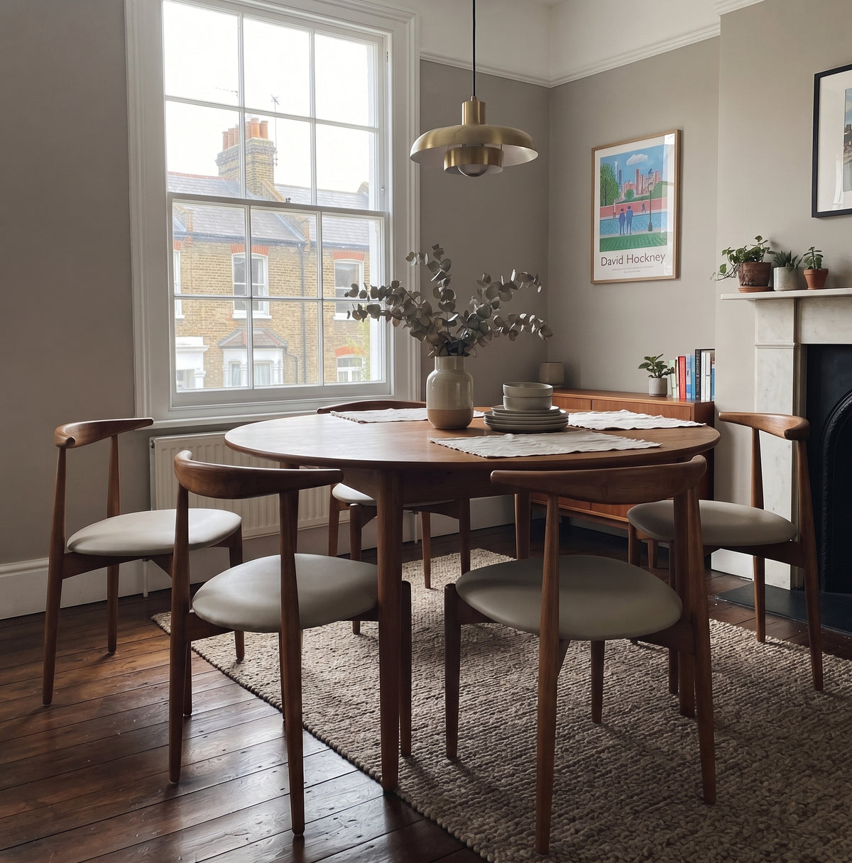 Soren Modern Wooden Walnut Colour Dining Chair