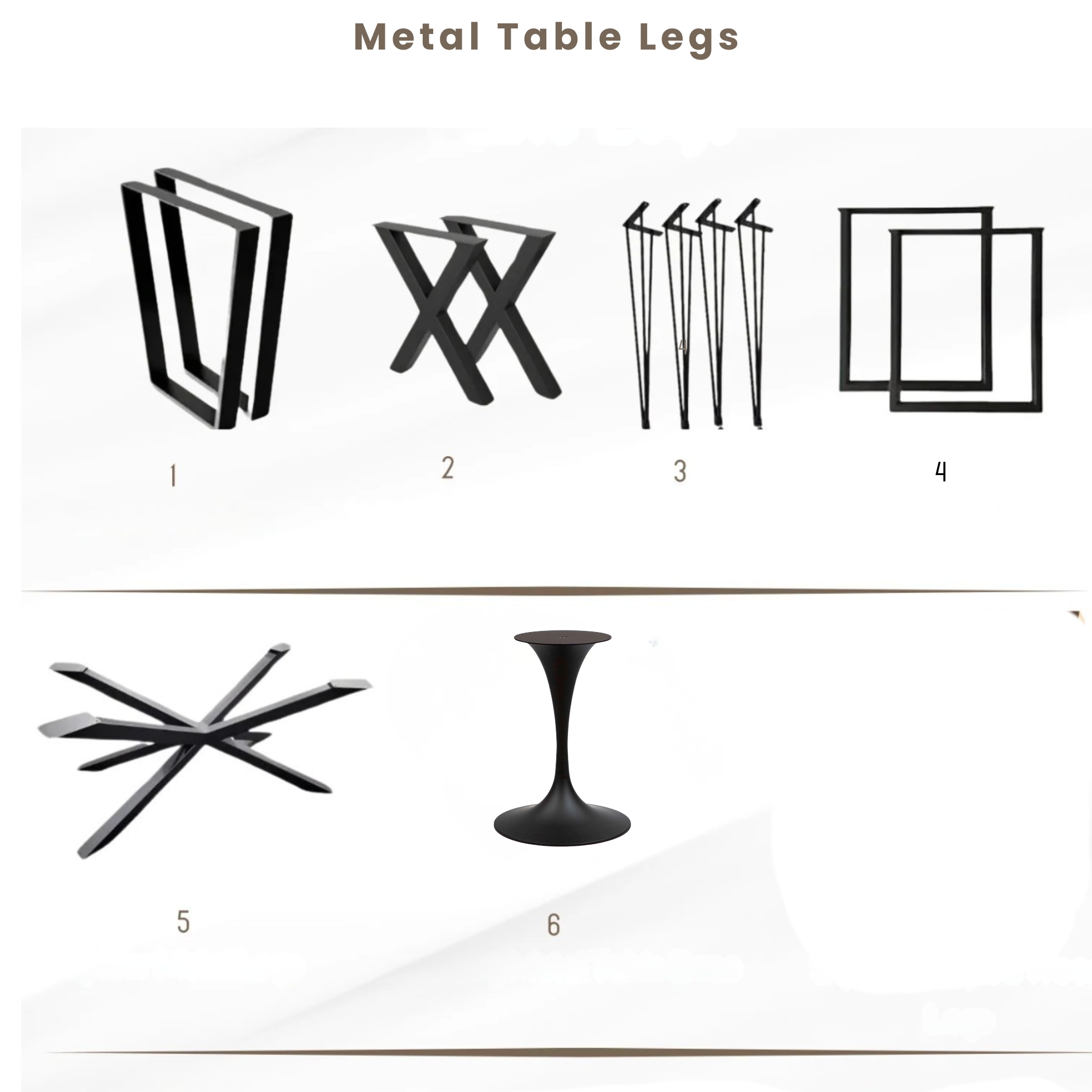 Live Edge Walnut Dining Table with Metal Legs | 6 or 8 or 10 Seater Industrial Design Walnut Table