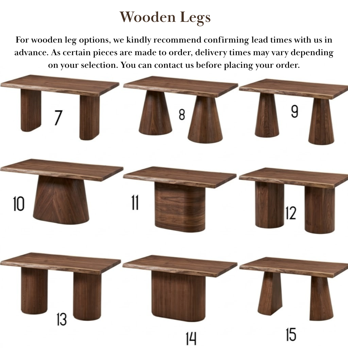 Live Edge Walnut Dining Table