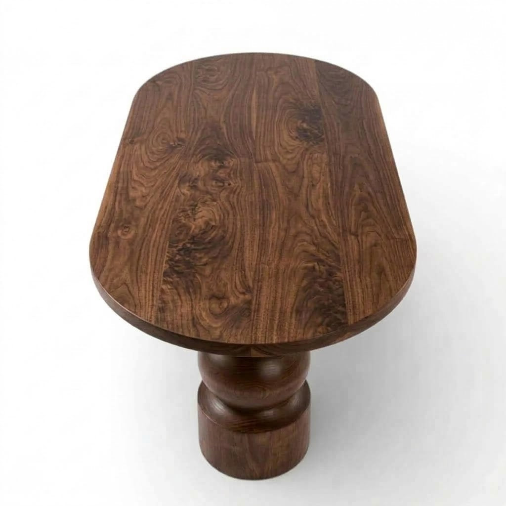 Orbis Solid Walnut Table