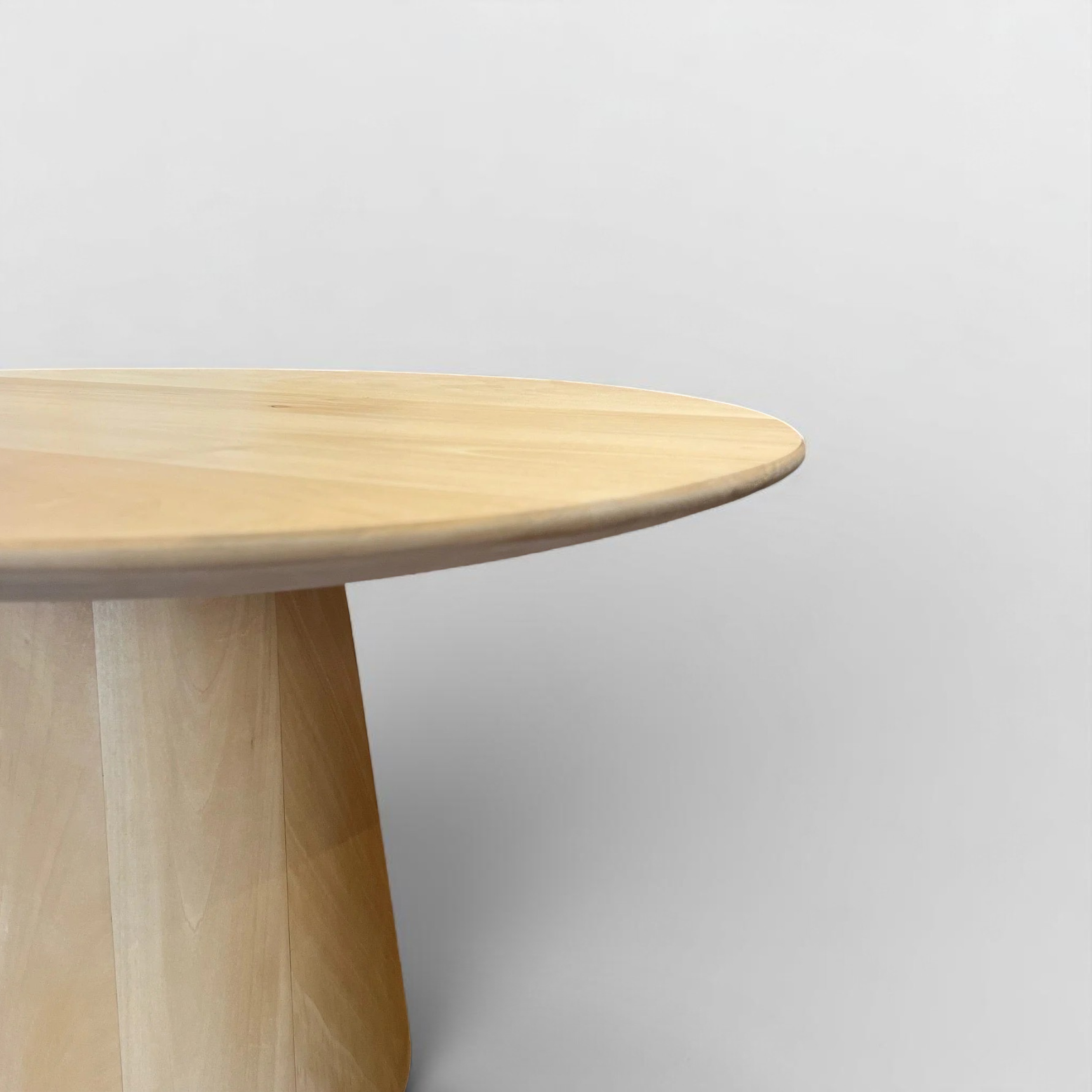 Natural Wood Mushroom Coffee Table