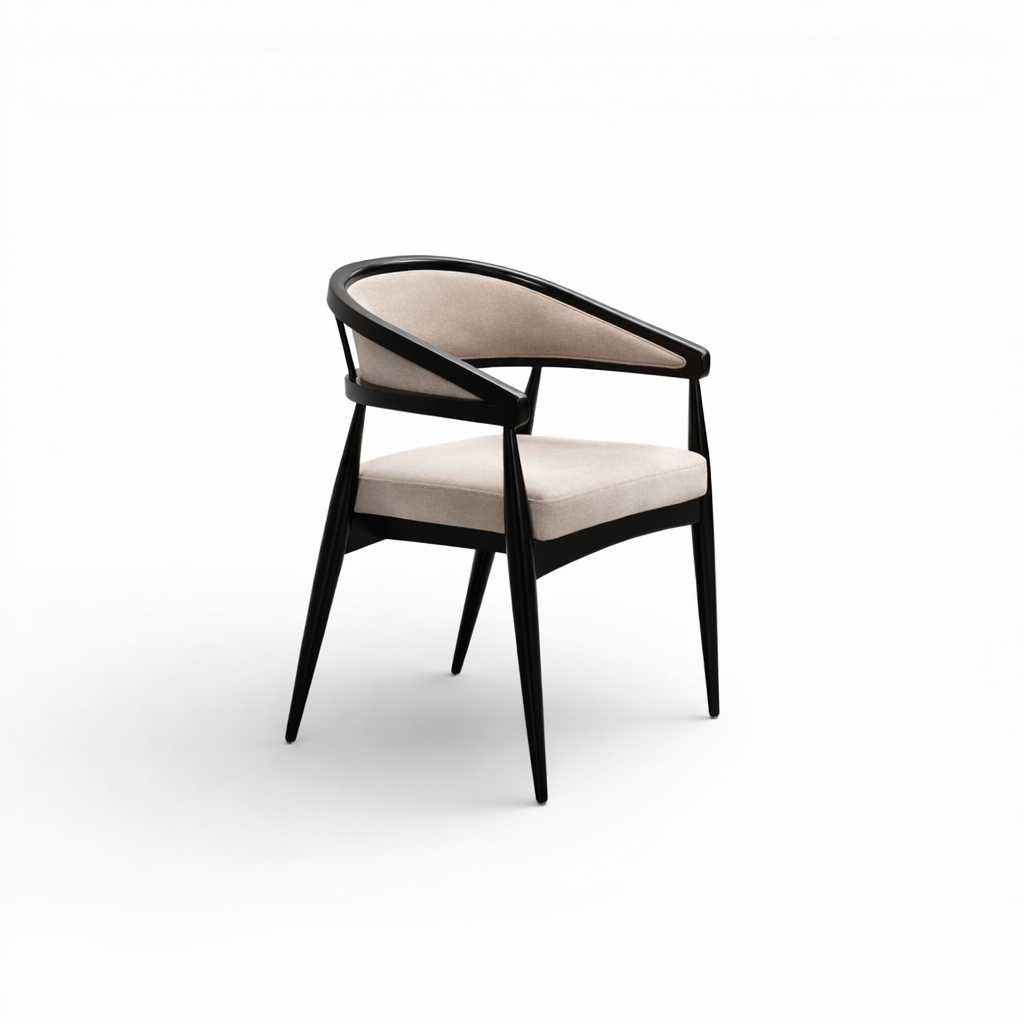 Black Gazelle Wood Dining Chair