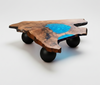 Blue Live Edge Walnut Table