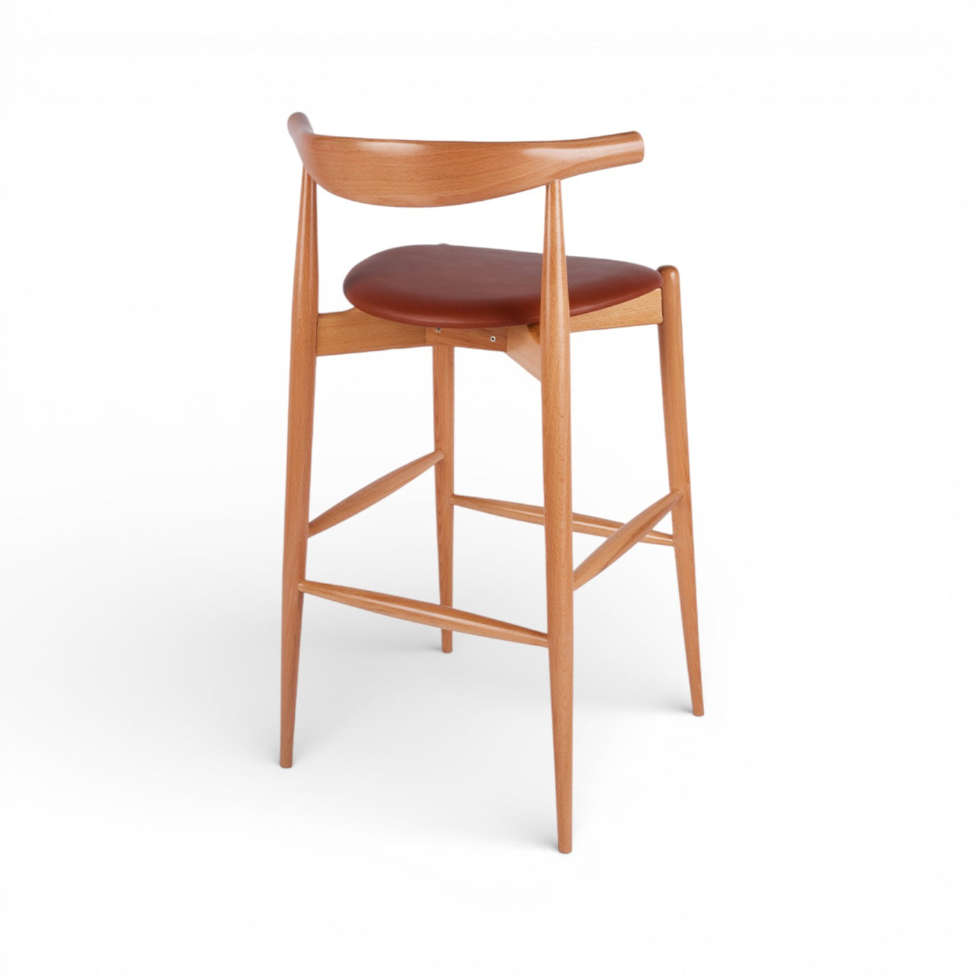 Mid-century Wooden Bar Stool