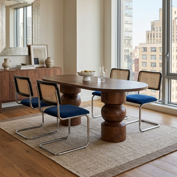 Orbis Solid Walnut Table