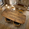 Smooth Edge Walnut Dining Table