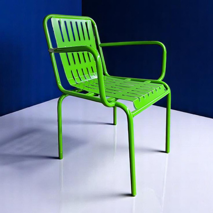 Green Metal Outdoor Garden Chair