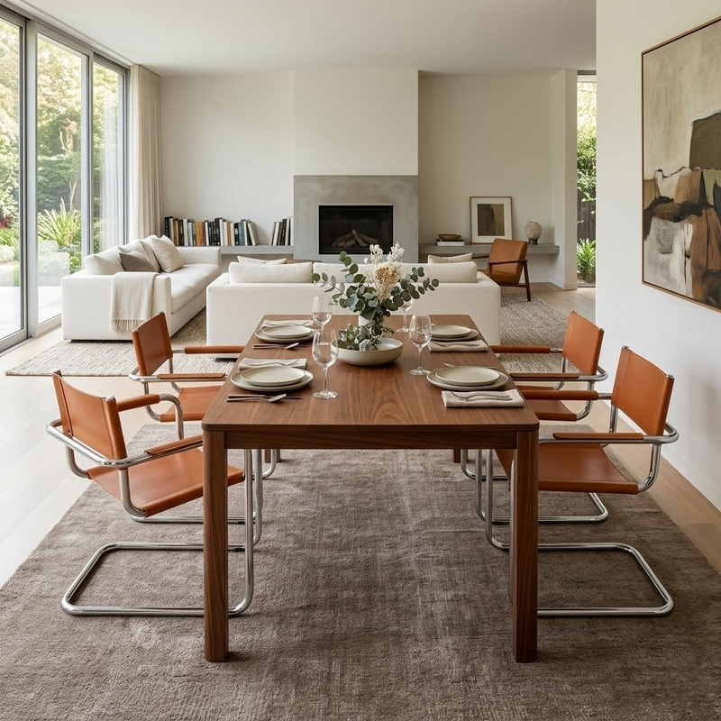 Axion Chair with Cognac Leather