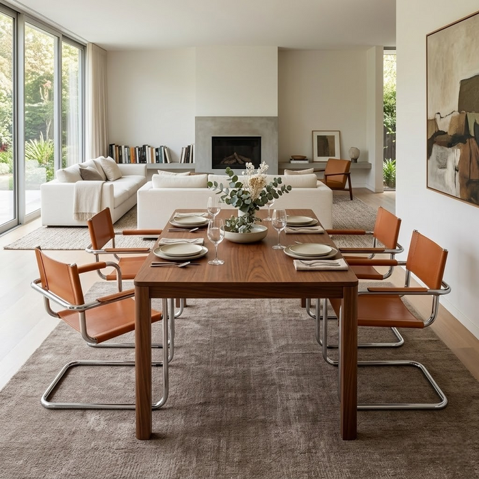 Axion Chair with Cognac Leather