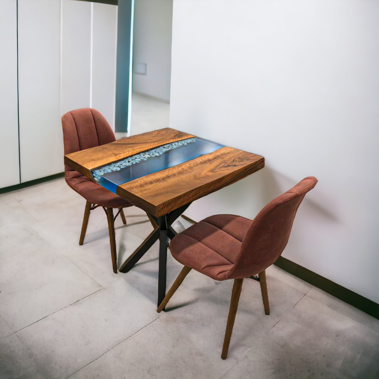 Live wood epoxy table deals