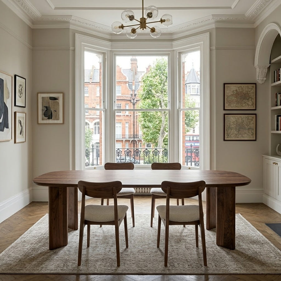 Solid Walnut Horizon Dining Table