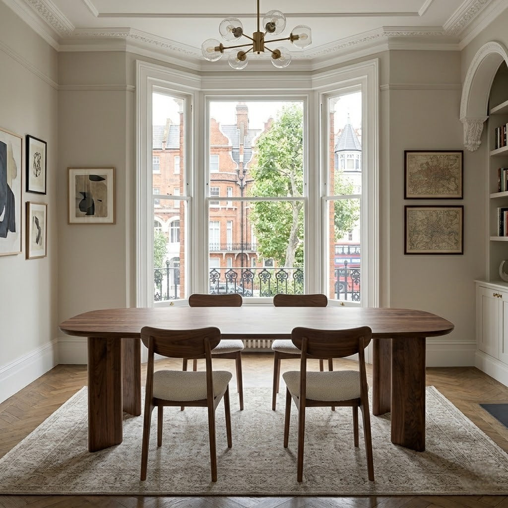 Horizon Solid Walnut Dining Table