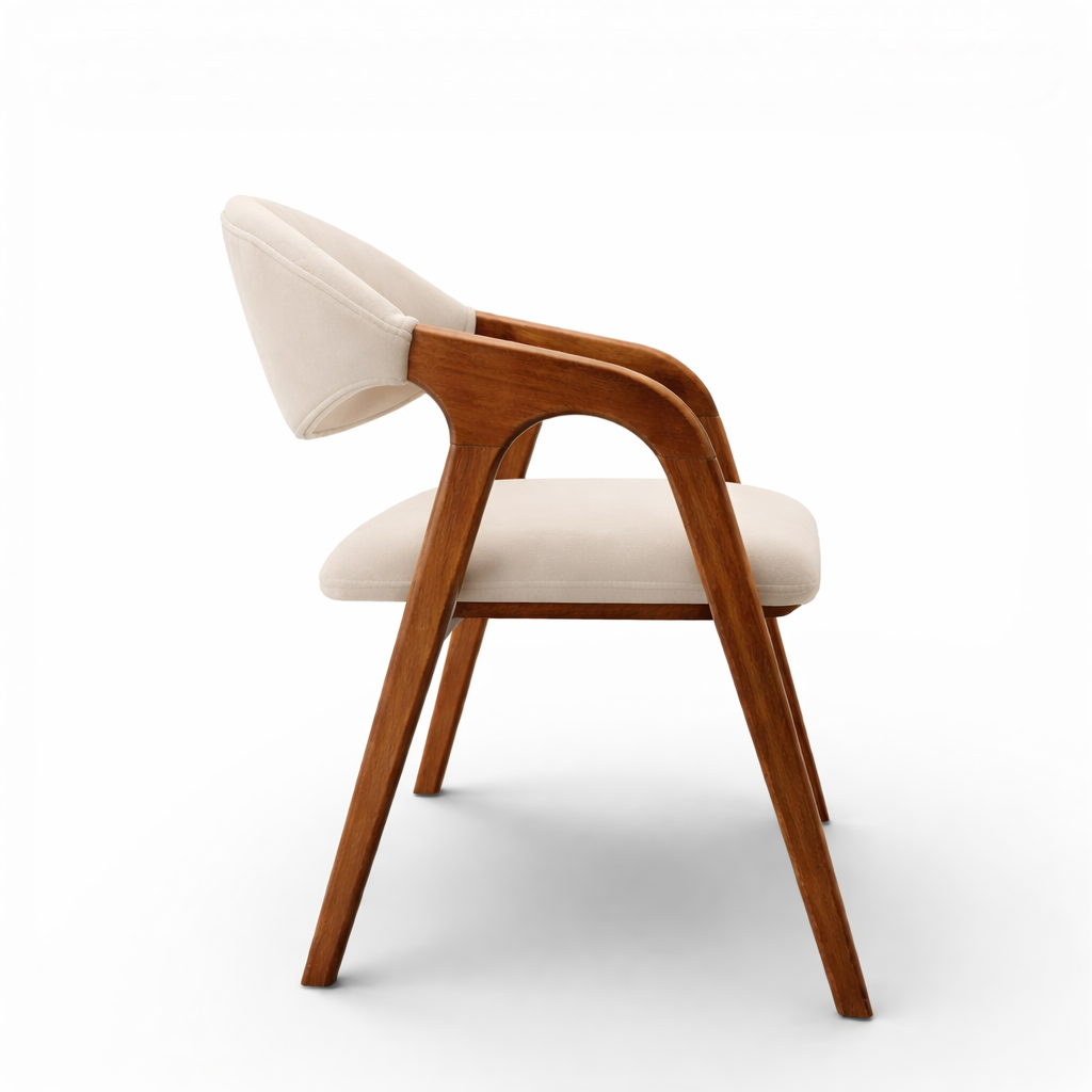 Set of 6 Solenne Wooden Dining Chair