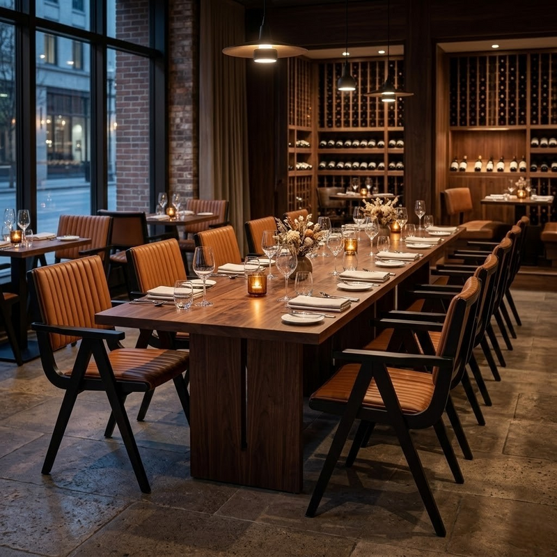 Varenne Leather Dining Chair