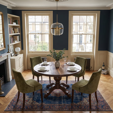 Lord Round Walnut Dining Table