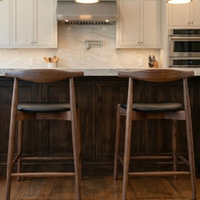 Mid-century Wooden Bar Stool