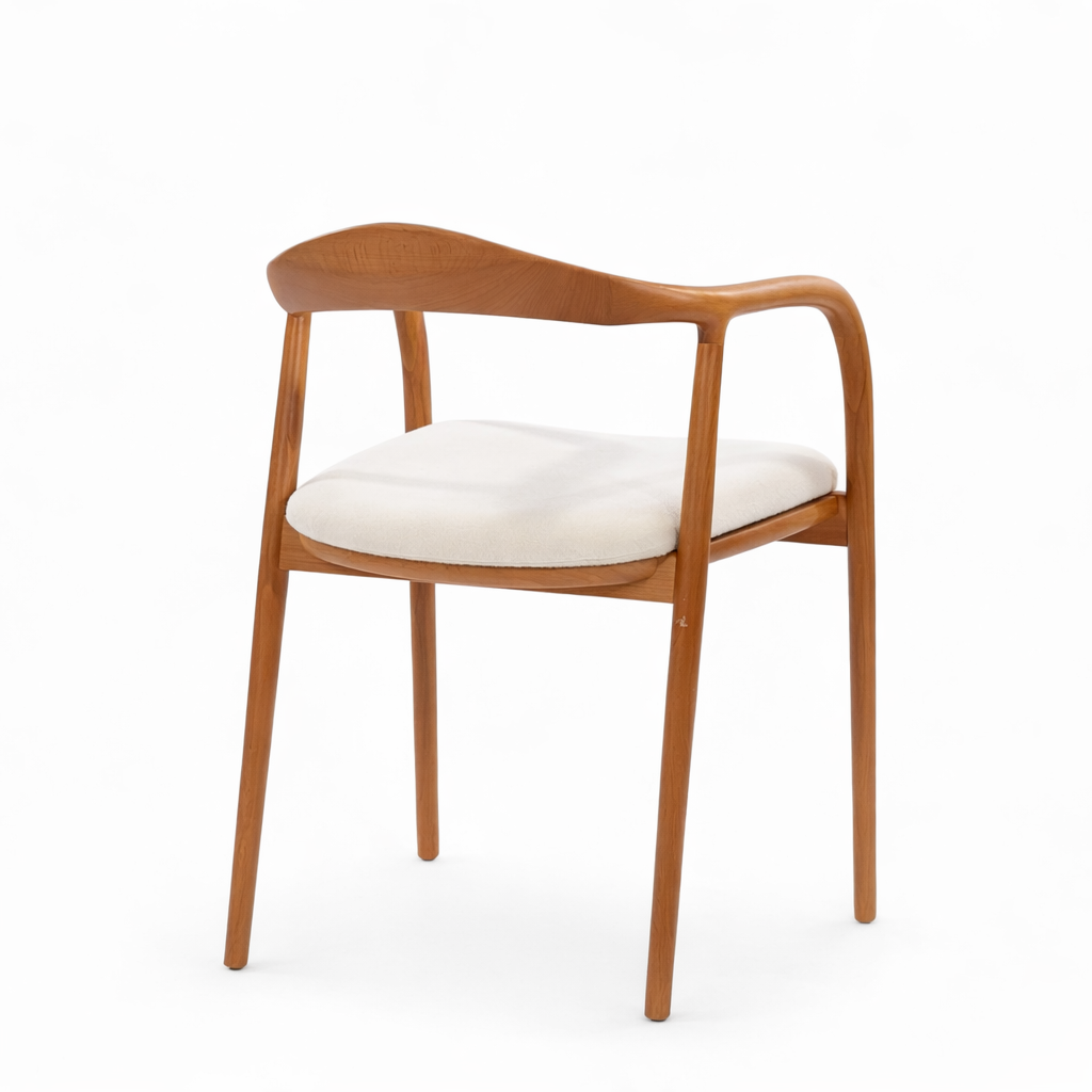 Mid Century Modern Wooden Oak Dining Chair