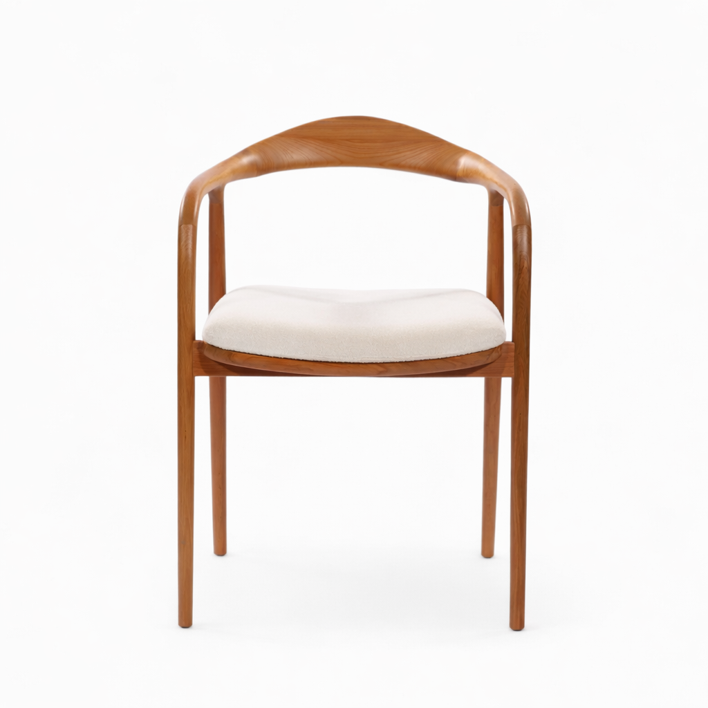 Mid Century Modern Wooden Oak Dining Chair