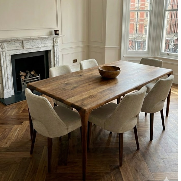 Modern Mid-century Walnut Dining Table