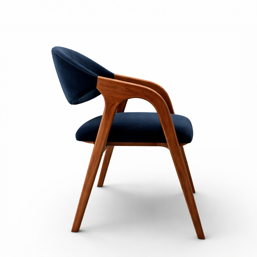 Set of 6 Solenne Wooden Dining Chair