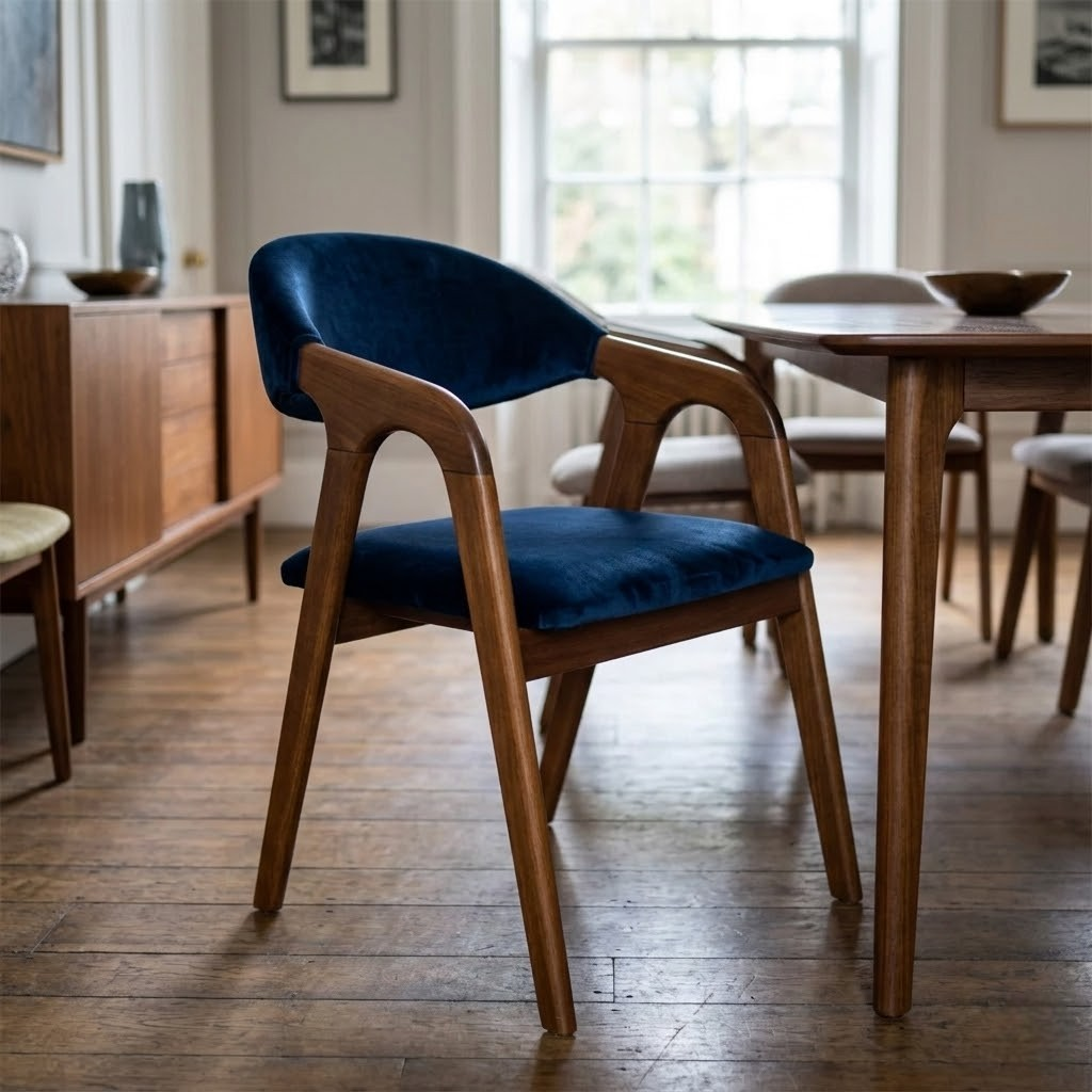 Set of 6 Solenne Wooden Dining Chair